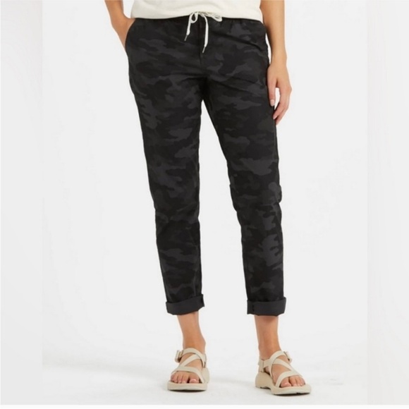 Vuori Women’s Ripstop Drawstring Pants Size S Gray Charcoal Camo - Picture 1 of 6